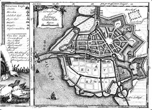 Grundtri der Vehstung Gluckstadt