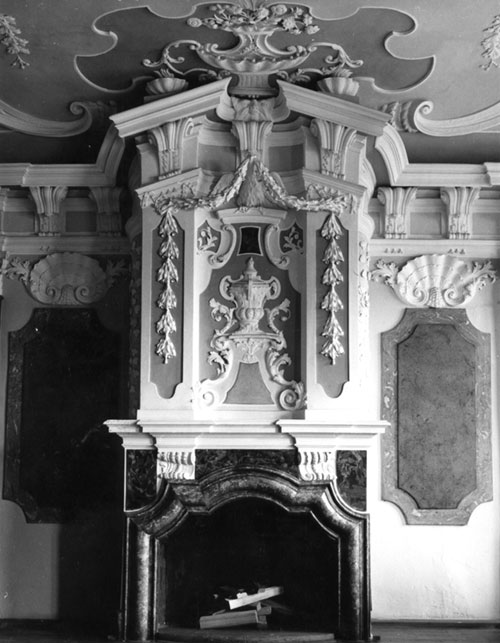 Kamin im Wasmer-Palais